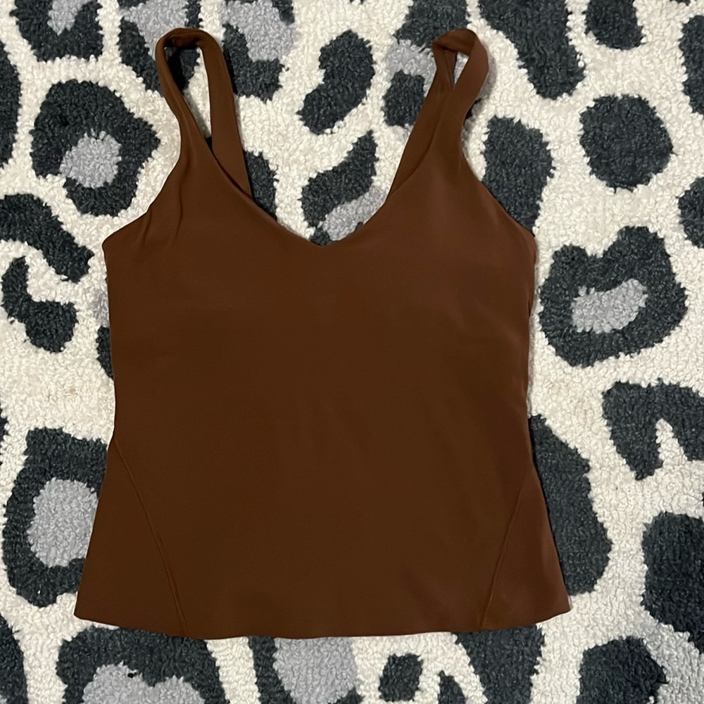 Lululemon tank in brown size 6 align waist length